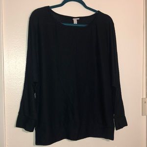 A new day soft black sweater XL